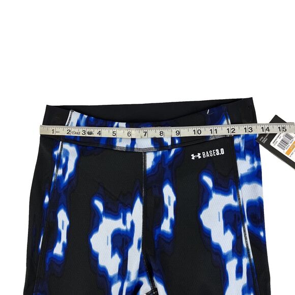 Under Armour UA Base 3.0 Printed Leggings Womens Size Small 1373845-486 Blue $75 - Picture 8 of 9